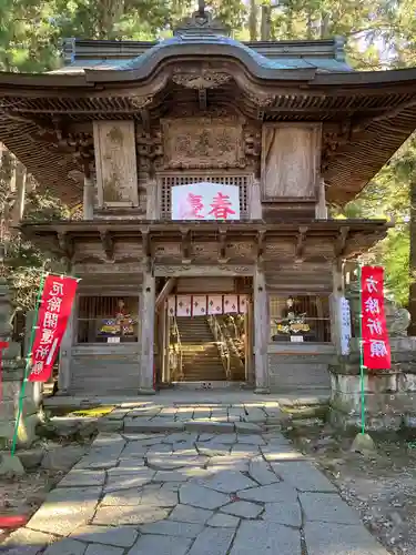 鷲子山上神社の山門・神門