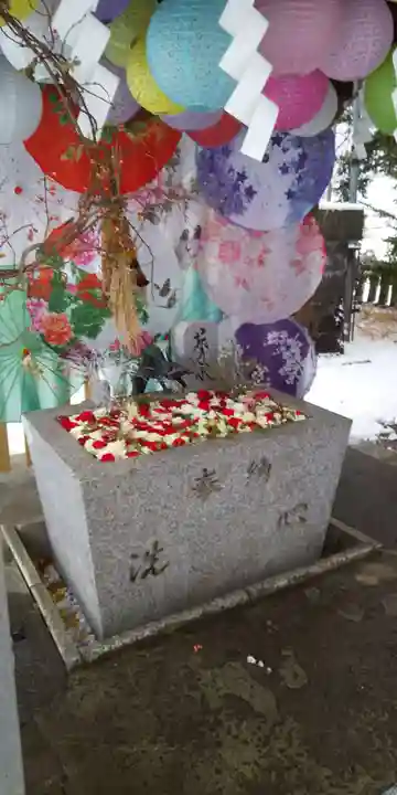 札幌諏訪神社の手水舎