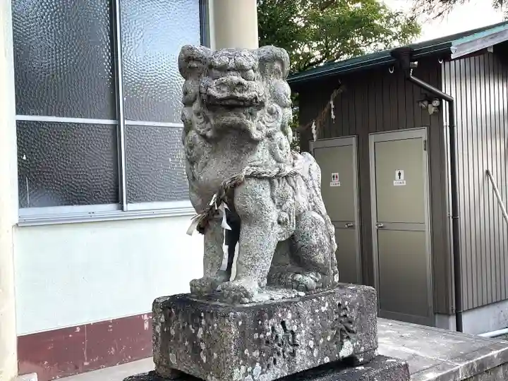 朝明神社の狛犬