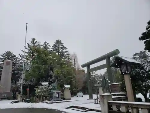 石川護國神社の鳥居