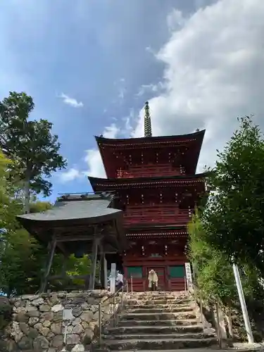 柏原八幡宮の塔