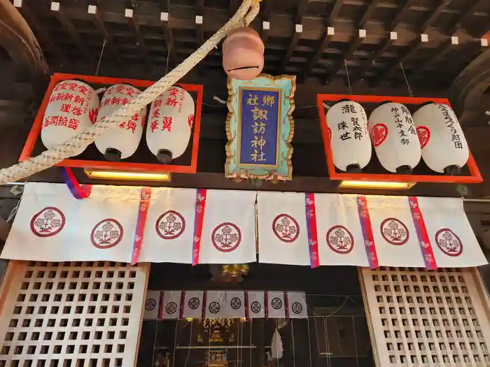 諏訪神社の本殿