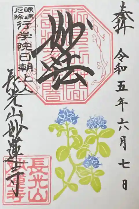 6月御朱印
常山紫陽花