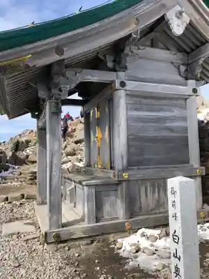 白山比咩神社　奥宮の本殿・本堂