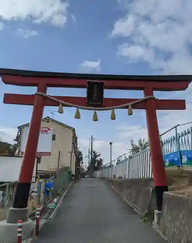 百済王神社の鳥居