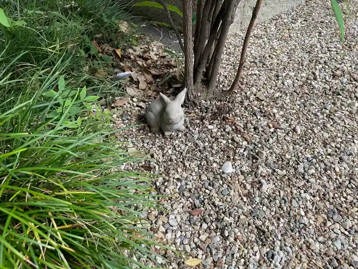 三輪神社の狛犬