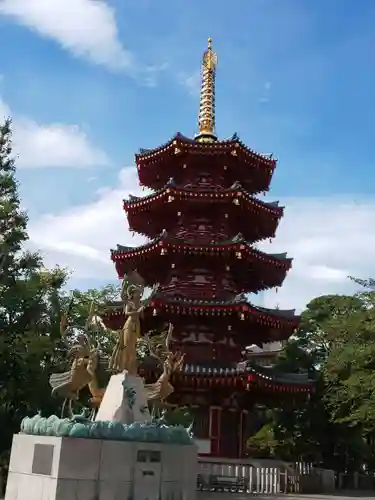 川崎大師（平間寺）の塔