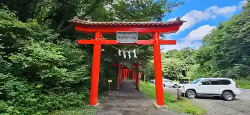 萬蔵稲荷神社の鳥居