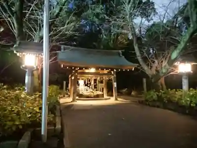 愛知縣護國神社の手水舎