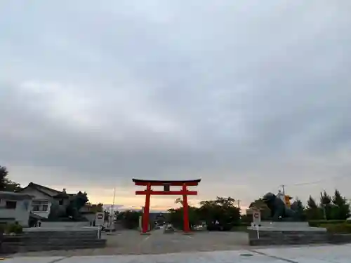 山形縣護國神社の鳥居