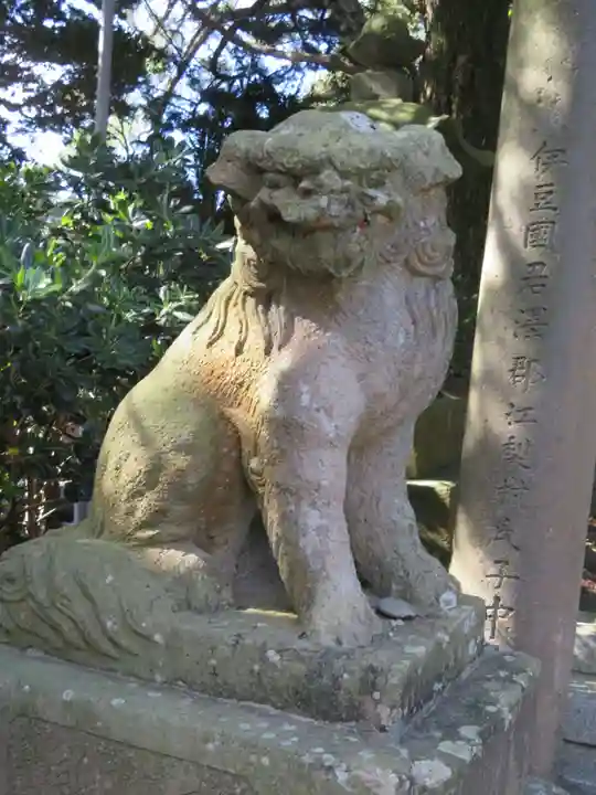 大瀬神社の狛犬