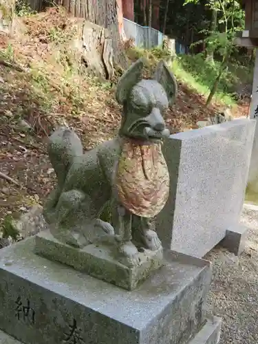 飛騨一宮水無神社の狛犬