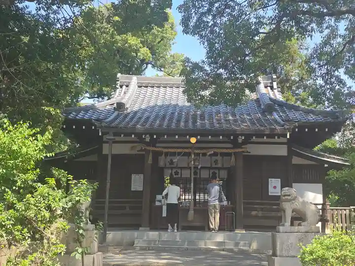 安居神社の本殿・本堂
