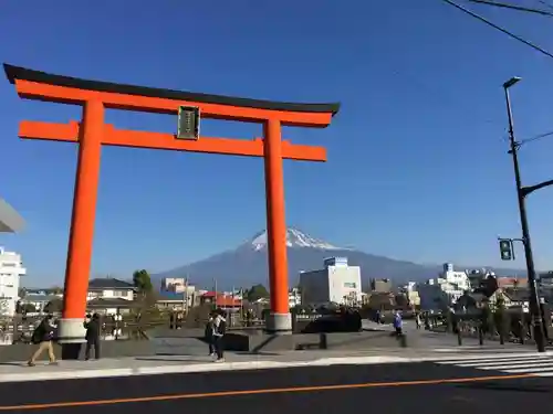 富士山本宮浅間大社の鳥居