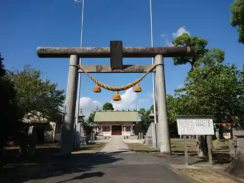 綿積神社の鳥居