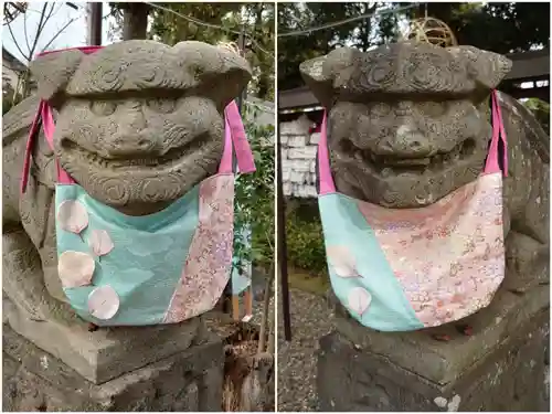 菊田神社の狛犬