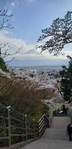 新倉富士浅間神社の景色