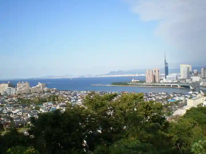 鷲尾愛宕神社の景色