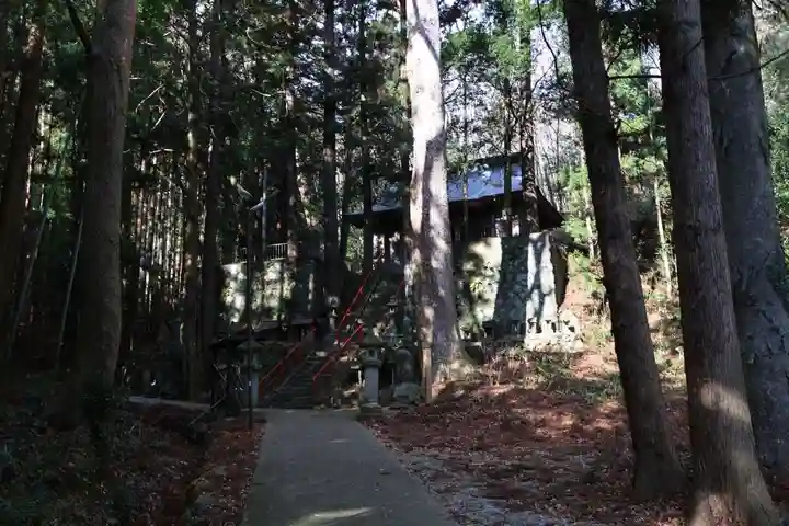苗代田神社の景色