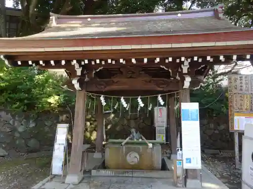 雪ケ谷八幡神社の手水