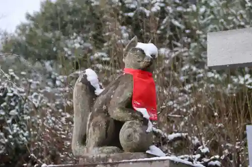 開成山大神宮の狛犬