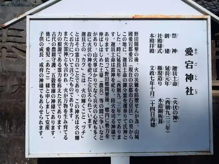 下総野田愛宕神社(千葉県)