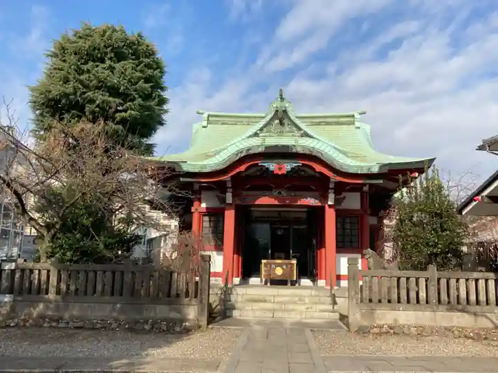 筑土八幡神社の本殿・本堂