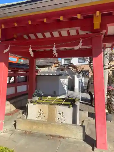 奈加美神社の手水舎