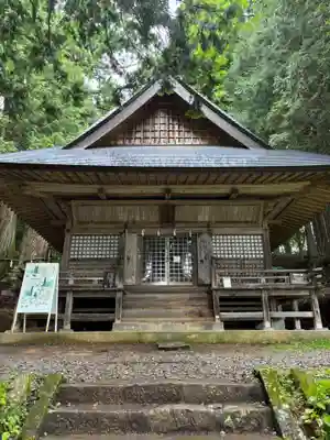 戸隠神社火之御子社の本殿・本堂