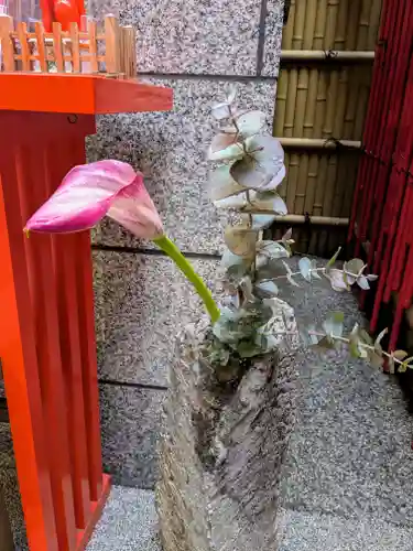 宝童稲荷神社の庭園