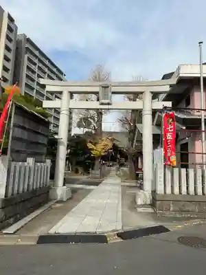 青砥神社の鳥居