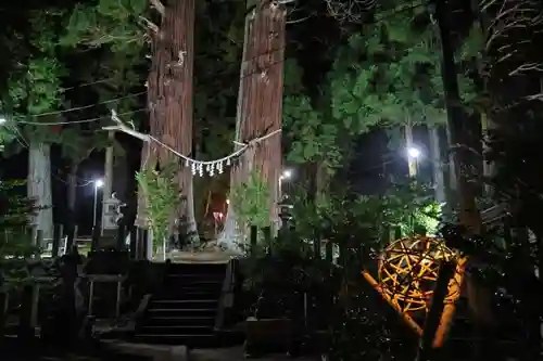夏井諏訪神社の景色