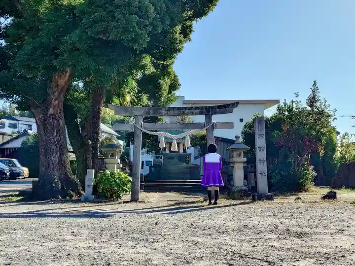 諏訪神社(虎石)の鳥居