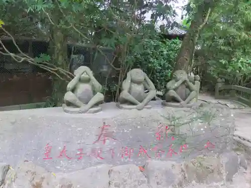 柳川総鎮守 日吉神社の狛犬