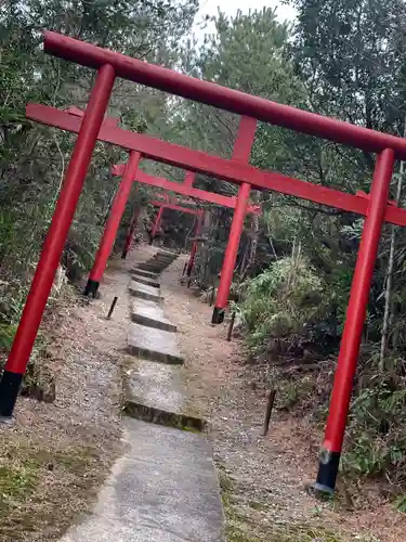 長澤稲荷神社の鳥居