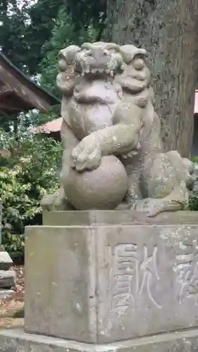 上諏訪神社の狛犬