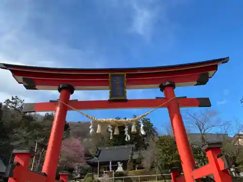 石母田　三吉神社の鳥居