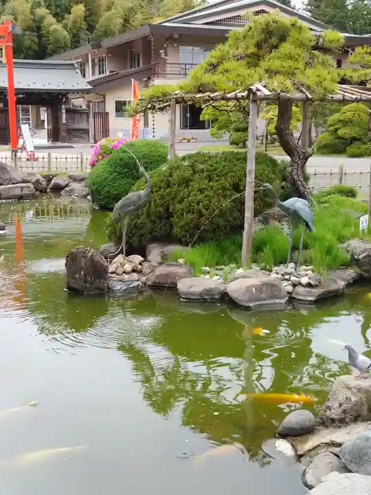 竹駒神社の庭園