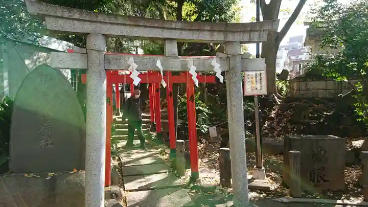 鳩森八幡神社の鳥居