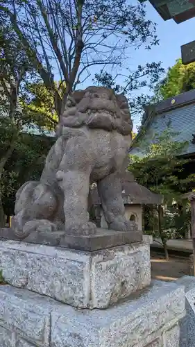 金鑚神社の狛犬