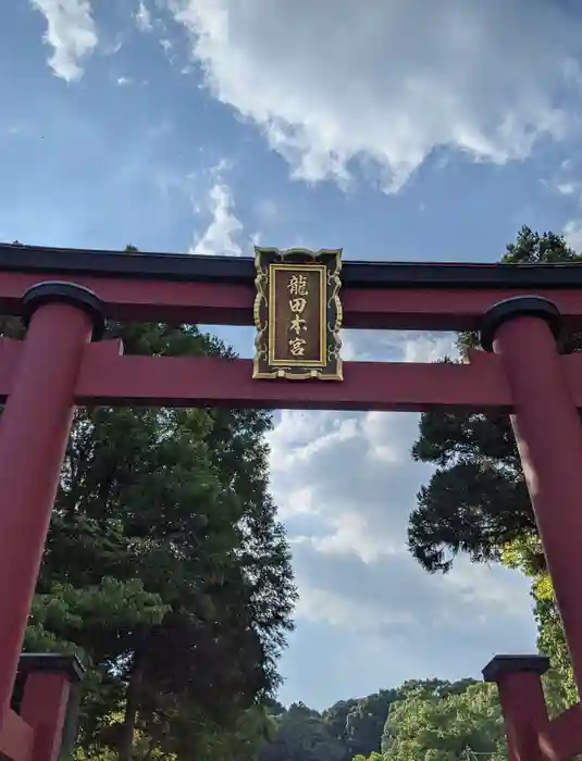 龍田大社の鳥居