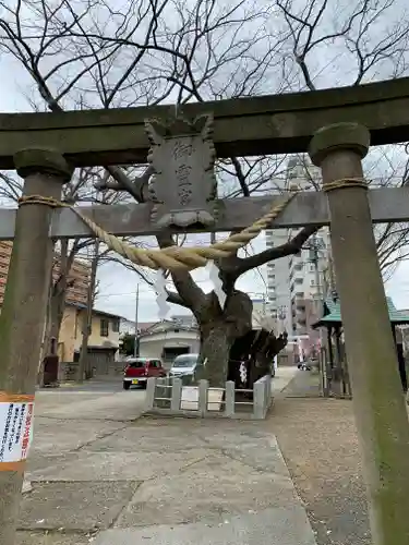 阿邪訶根神社の鳥居