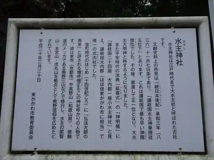 水主神社の歴史