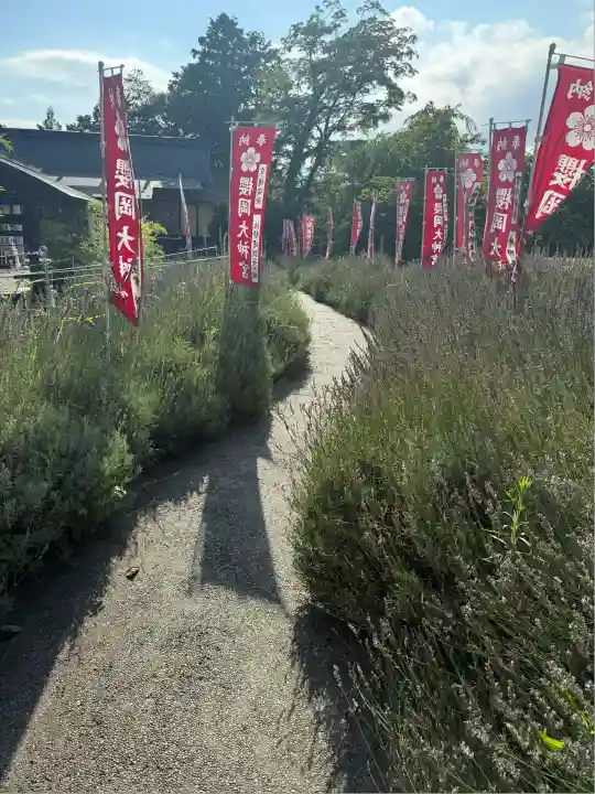 櫻岡大神宮の庭園