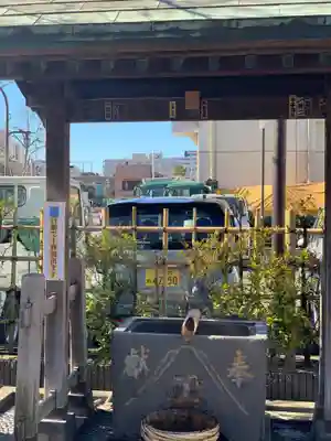 亀戸浅間神社の手水舎