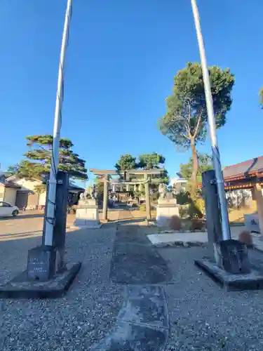 佐谷田神社の鳥居