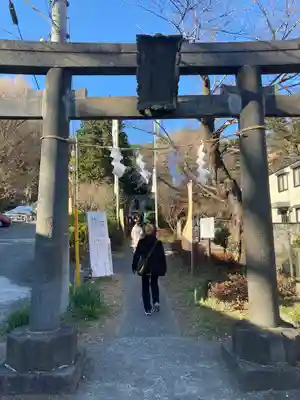 武州白子熊野神社の鳥居