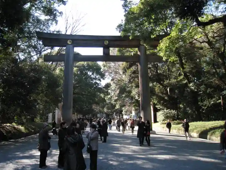 明治神宮の鳥居