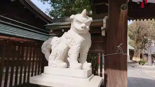 櫛田神社の狛犬