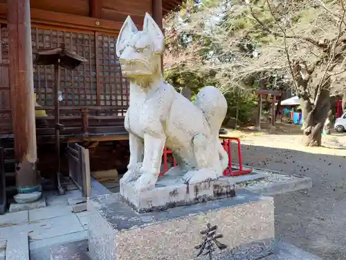 石森稲荷神社の狛犬
